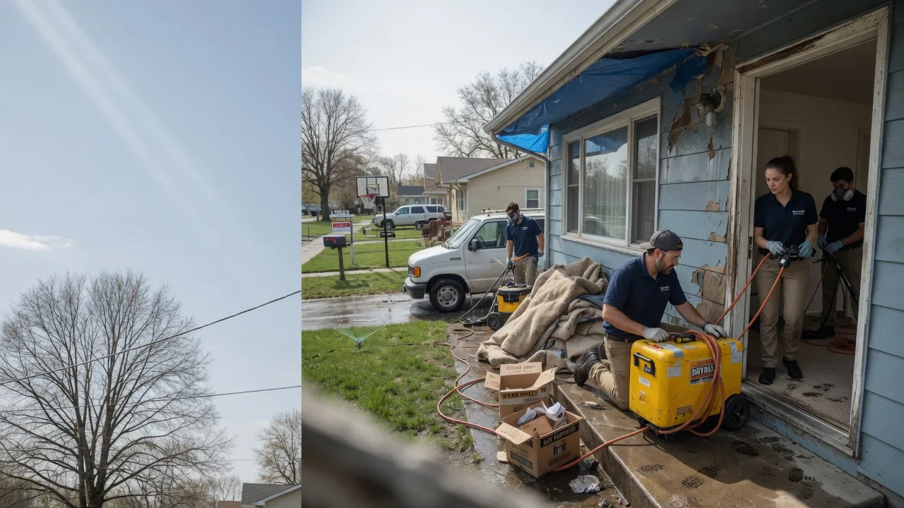 Basement Flood Cleanup in Middleburg, OH near me